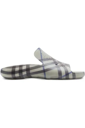 Burberry Buty, Mężczyzna, Wielobarwność, 41 EU, Sandały w kratę Vintage Check