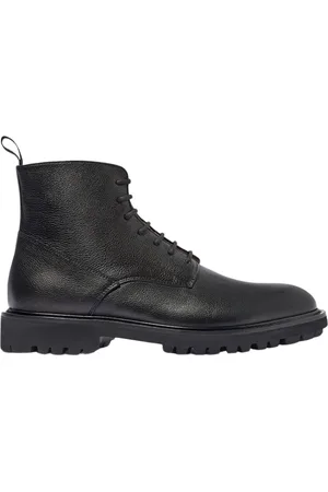 Scarosso Buty, Mężczyzna, Czarny, 44 EU, Skóra, Thomas Lace-up Boot