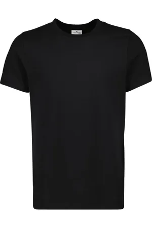 Courrèges Koszulki, Mężczyzna, Czarny, XS, Bawełna, Czarny bawełniany T-shirt Wiosna-Lato 2025