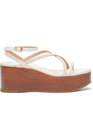 Stuart Weitzman Buty, Kobieta, Beżowy, 36 EU, Wovette Wedge