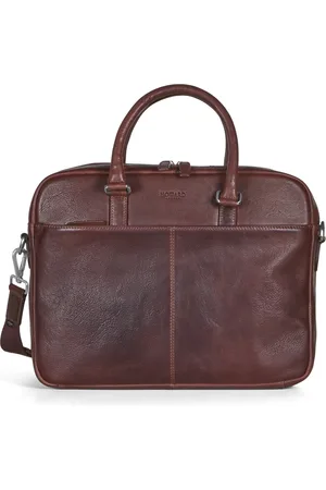 Howard London Torebki, Mężczyzna, brązowy, ONE SIZE, Skóra, Torba biznesowa na laptopa