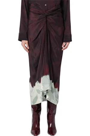 DRIES VAN NOTEN Spódnice, Kobieta, brązowy, S, Krótka spódnica ołówkowa