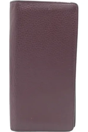 LOUIS VUITTON Pre-owned, Mężczyzna, Czerwony, ONE SIZE, Skóra, Pre-owned skórzane portfele