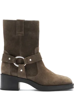 Stuart Weitzman Buty, Kobieta, Szary, 36 EU, Skóra, Botki JAX