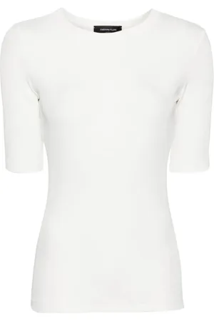 Fabiana Filippi Koszulki, Kobieta, Biały, 2XS, T-Shirts