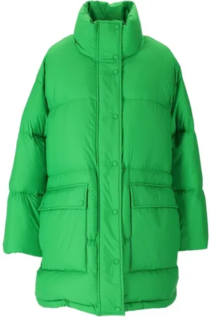 Stand Studio Kurtki, Kobieta, Zielony, S, Poliester, Oversized Edna Down Jacket