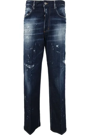 Dsquared2 Jeansy, Kobieta, Niebieski, S, Bawełna, 470 Granatowe Jeansyy San Diego