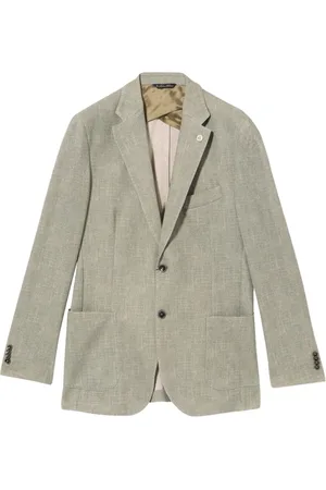 Brooks Brothers Kurtki, Mężczyzna, Zielony, L, Bawełna, Kurtka z mieszanki bawełny