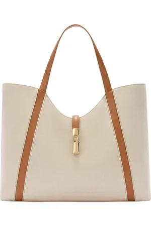 Furla Torebki, Kobieta, Beżowy, ONE SIZE, Bawełna, XL Hobo Bag