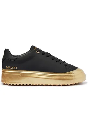 Mallet Buty, Mężczyzna, Czarny, 41 EU, Skóra, Grftr Lite Gold Dip
