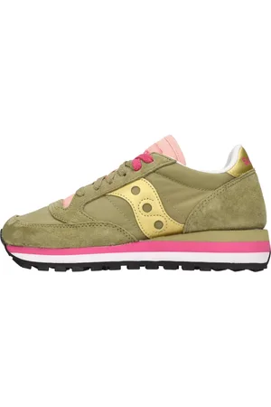 Saucony Buty, Kobieta, Zielony, 38 1/2 EU, Zamsz, Buty sportowe Zielone
