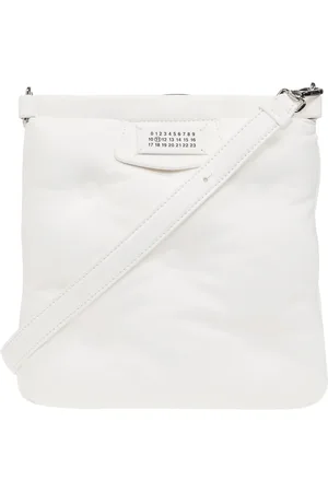Maison Margiela Torebki, unisex, Biały, ONE SIZE, Skóra, Glam Slam Torba na Ramię