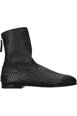 Premiata Buty, Mężczyzna, Czarny, 42 EU, Pleciony but skórzany z podeszwą skórzaną