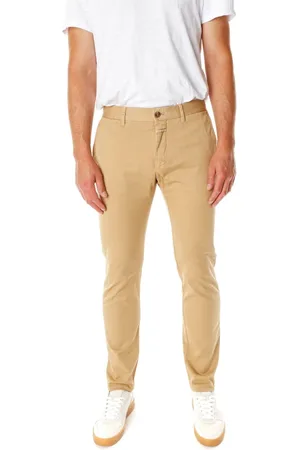 Closed Spodnie, Mężczyzna, Beżowy, W36 L34, Spodnie Chino Slim Fit