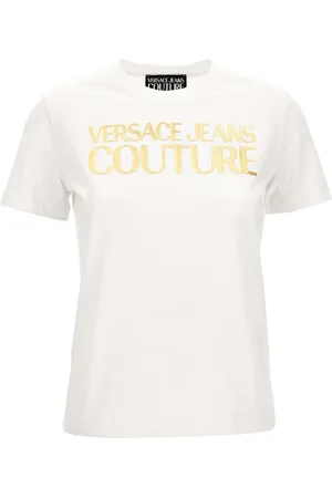 VERSACE Koszulki, Kobieta, Biały, M, T-shirty i Pola Białe
