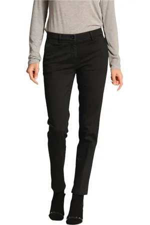 Masons Spodnie, Kobieta, Czarny, 3XS, Slim Chino Pants New York Style