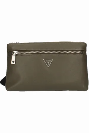 Guess Torebki, Mężczyzna, Zielony, ONE SIZE, Torebka Crossover Certosa Taupe