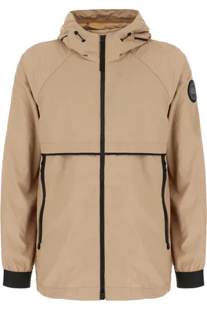 Canada Goose Kurtki, Mężczyzna, Beżowy, S, Poliester, Faber Hoody Black Label