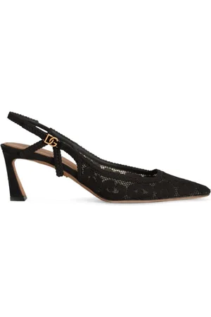 Dolce & Gabbana Buty, Kobieta, Czarny, 38 EU, Czarne buty na obcasie