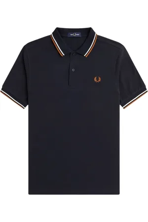 Fred Perry Koszulki, Mężczyzna, Niebieski, XL, Bawełna, Polo Piqué M3600 z podwójnym paskiem