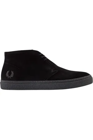 Fred Perry Buty, Mężczyzna, Czarny, 44 EU, Zamsz, Hawley Zamszowe Buty Desert