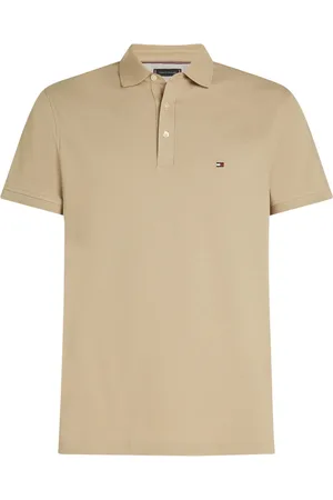 Tommy Hilfiger Koszulki, Mężczyzna, Beżowy, 3XL, 1985 Slim Polo