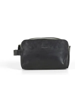 Howard London Torebki, Mężczyzna, Czarny, ONE SIZE, Skóra, Washbag Easton