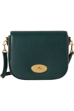 MULBERRY Torebki, Kobieta, Zielony, ONE SIZE, Zielona Mała Klasyczna Satchel