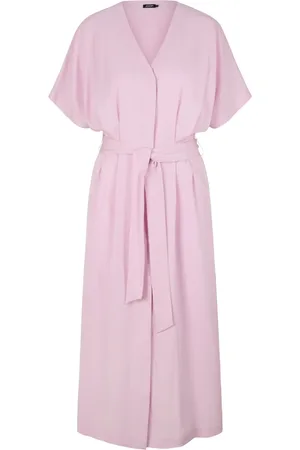 JOOP! Sukienki, Kobieta, Różowy, XL, Elegancka letnia sukienka z guzikami