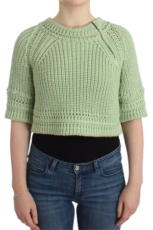 ERMANNO SCERVINO Swetry, Kobieta, Zielony, S, Krótki sweter