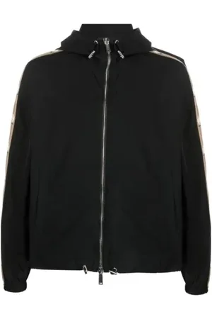 Dsquared2 Kurtki, Mężczyzna, Czarny, XL, Lekka kurtka z kapturem