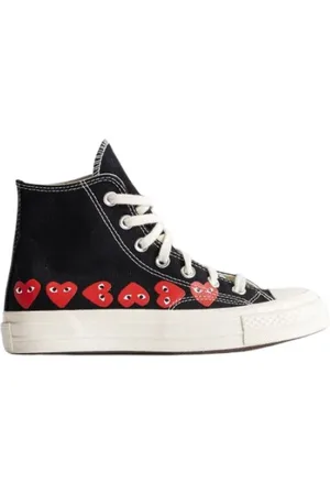 Comme des Garçons Buty, Kobieta, Czarny, 36 EU, Sneakersy High-Top