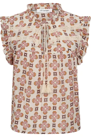 Co`Couture Bluzki, Kobieta, Wielobarwność, S, Poliester, Egypt CC Tie Top