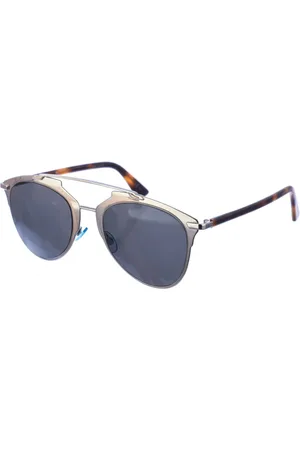 Dior Akcesoria, Kobieta, Szary, ONE SIZE, Metalowe okulary przeciwsłoneczne Aviator