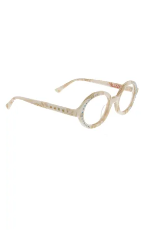 Marni Akcesoria, Kobieta, Beżowy, ONE SIZE, Okulary przeciwsłoneczne
