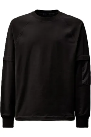 C.P. Company Bluzy, Mężczyzna, Czarny, L, Poliester, Czarna bluza polarowa Metropolis