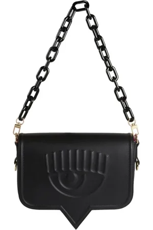 Chiara Ferragni Torebki, Kobieta, Czarny, ONE SIZE, Eyelike Czarna Torba Crossbody