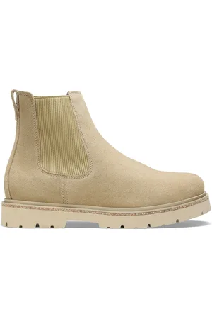 Birkenstock Buty, Kobieta, Beżowy, 39 EU, Zamsz, Wąskie botki Chelsea Highwood ze skóry zamszowej