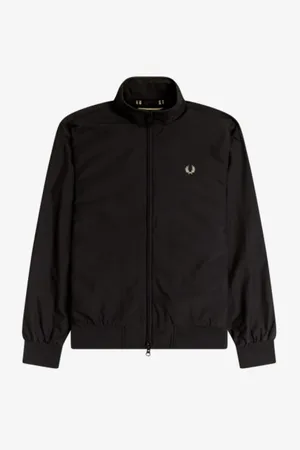 Fred Perry Kurtki, Mężczyzna, Czarny, M, Stylowa Lekka Kurtka