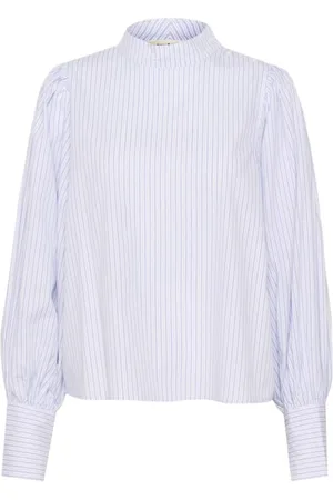 Soaked in Luxury Bluzki, Kobieta, Niebieski, XL, Elegancka Bluzka Sloriana