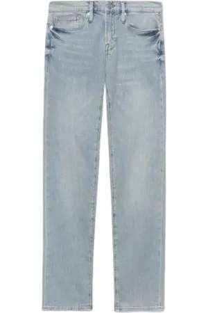 Frame Jeansy, Mężczyzna, Niebieski, W31, Denim, Jeansyy Slim Straight Denim