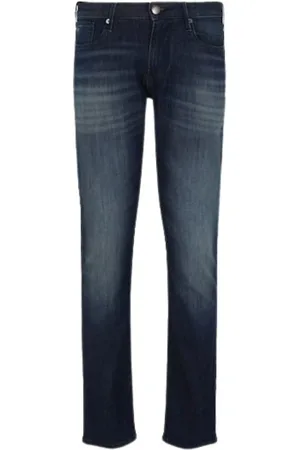 Emporio Armani Jeansy, Mężczyzna, Niebieski, W29, Denim, J06 Slim-fit, sprane jeansy z komfortowego denimu o gramaturze 10.5 oz