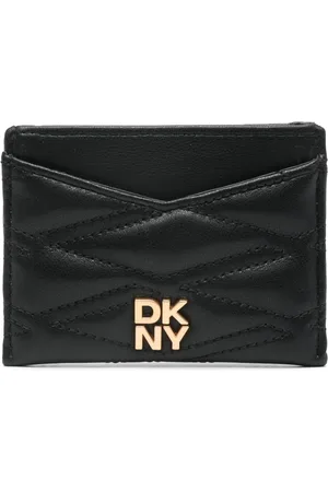 DKNY Akcesoria, Kobieta, Czarny, ONE SIZE, Czarny Portfel na Karty