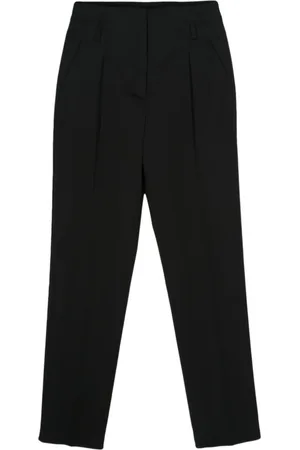 Max Mara Spodnie, Kobieta, Czarny, S, Wełna, Krótkie, eleganckie spodnie