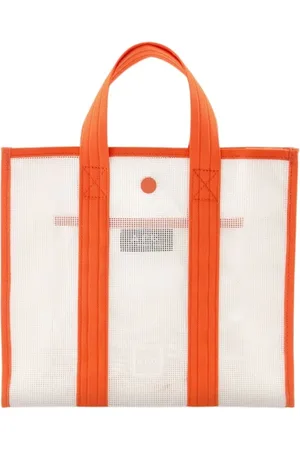 A.P.C. Torebki, Kobieta, Pomarańczowy, ONE SIZE, Poliester, Louise Small Shopper Bag