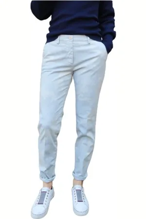 Masons Spodnie, Kobieta, Beżowy, L, Bawełna, Spodnie typu Slim-fit w kamuflażu New York