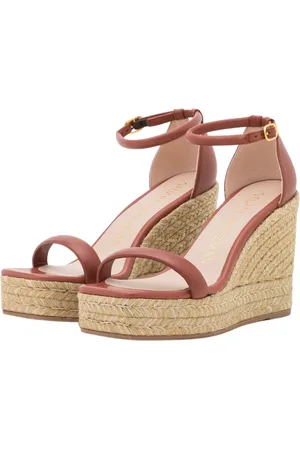 Stuart Weitzman Buty, Kobieta, brązowy, 40 EU, Nowoczesne Espadryle na Koturnie