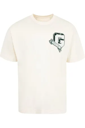 Givenchy Koszulki, Mężczyzna, Beżowy, S, Bawełna, T-shirt College z bawełny w kolorze pudrowym