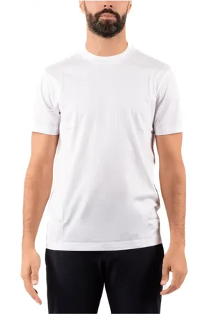 Emporio Armani Koszulki, Mężczyzna, Biały, S, Bawełna, Stylowy T-Shirt