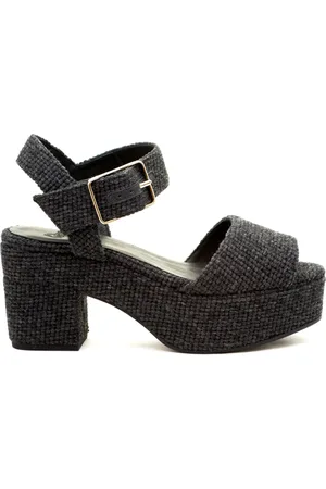 Castaner Buty, Kobieta, Szary, 40 EU, Sandały na wysokim obcasie